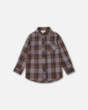 Load image into Gallery viewer, Smoky Woods Flannel Plaid Shirt