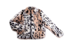 Load image into Gallery viewer, Leopard Faux Fur Jacket
