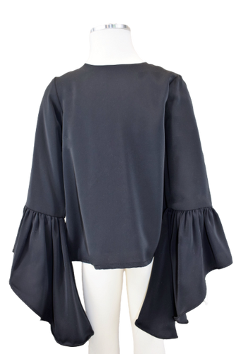 Silky Bell Sleeve Top