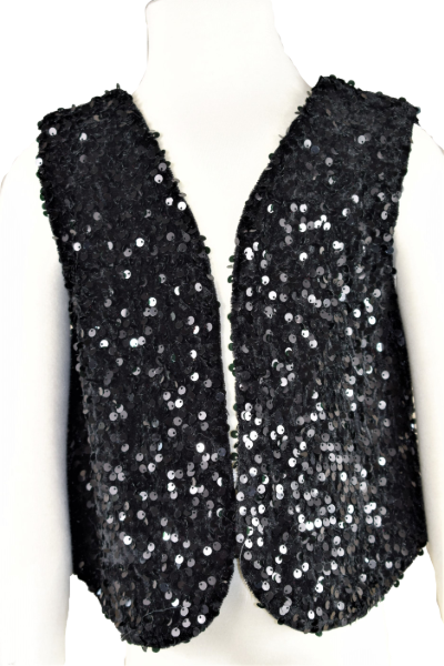 Velvet & Sequin Vest