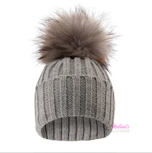 Load image into Gallery viewer, Single Pom Wool Cuff Beanie