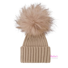 Load image into Gallery viewer, Single Pom Wool Cuff Beanie