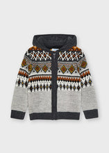 Load image into Gallery viewer, Jacquard Hooded Pullover