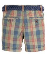 Load image into Gallery viewer, Plaid Shorts w/ Belt