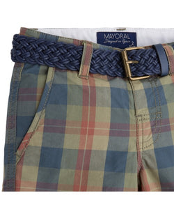 Plaid Shorts w/ Belt