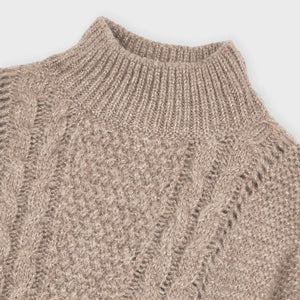 Mockneck Shimmer Sweater