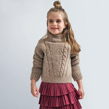 Load image into Gallery viewer, Mockneck Shimmer Sweater