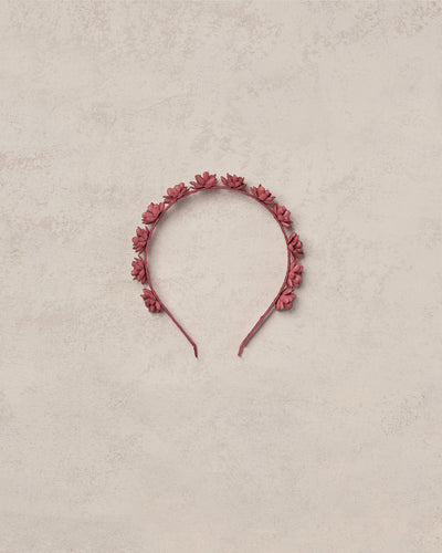 Floral Headband- Berry