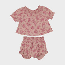 Load image into Gallery viewer, Smocked Floral 2PC Set