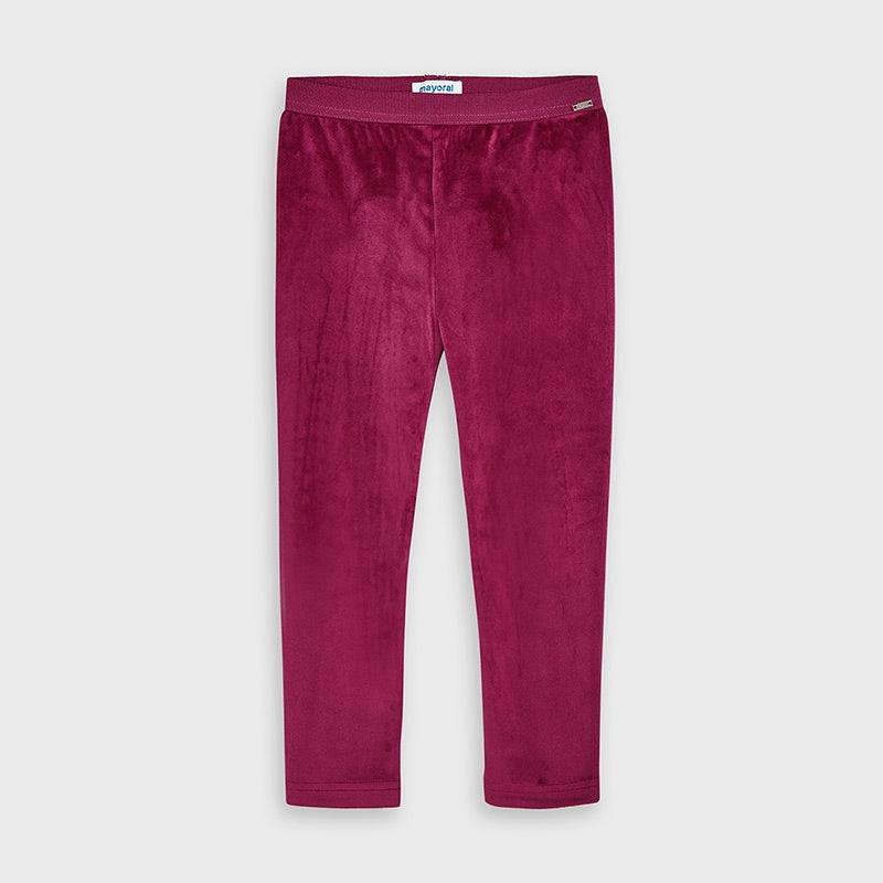 Mayoral: Basic velvet leggings for girl