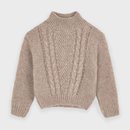 Mockneck Shimmer Sweater