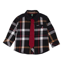 Load image into Gallery viewer, Plaid Shirt w/ Tie BB