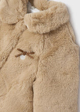 Load image into Gallery viewer, Caramel Faux Fur Coat