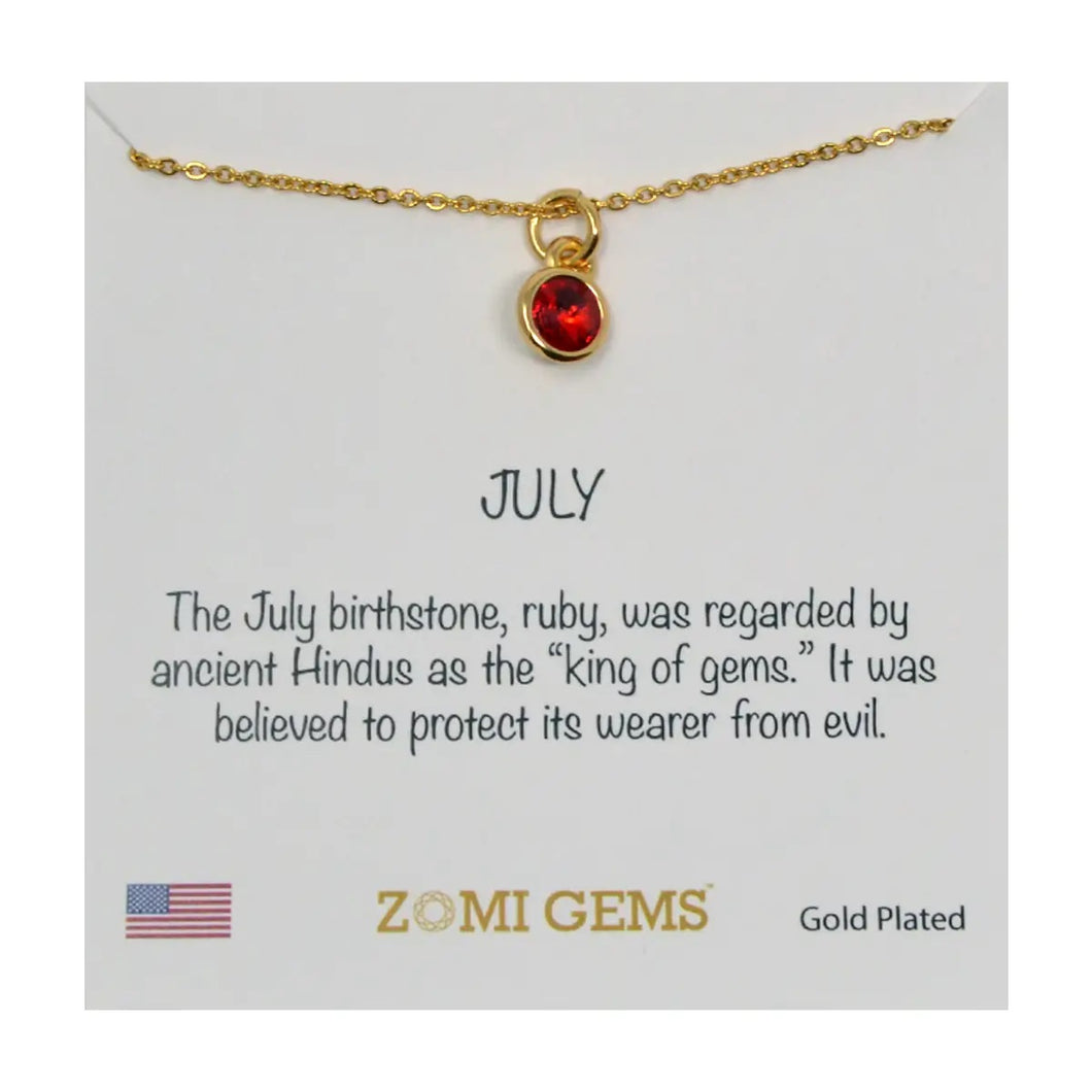 Birthstone Necklace