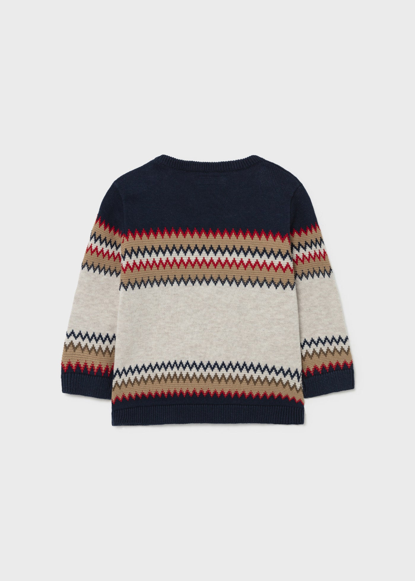 Mayoral Jacquard Knit Sweater