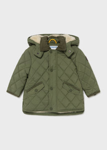 Hunter Green Quilted Coat 2416