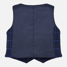 Load image into Gallery viewer, Blue Check Combined Vest