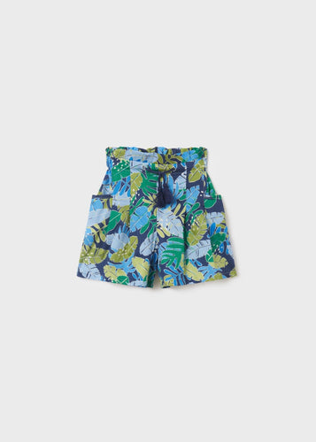 Leaf Patterned Skort