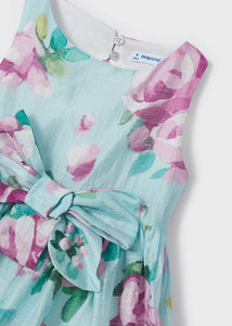 Linen Floral Printed Dress