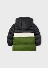 Load image into Gallery viewer, Colorblock Hooded Puffer Coat